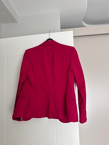 Zara Fuşya blazer takım