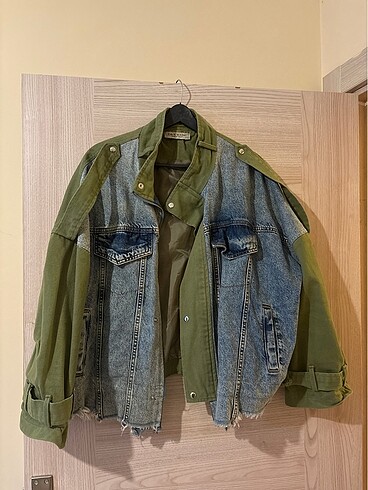S-M beden uyumlu oversize kot ceket