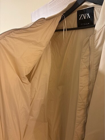 xl Beden ten rengi Renk Zara marka XL beden bomber ceket