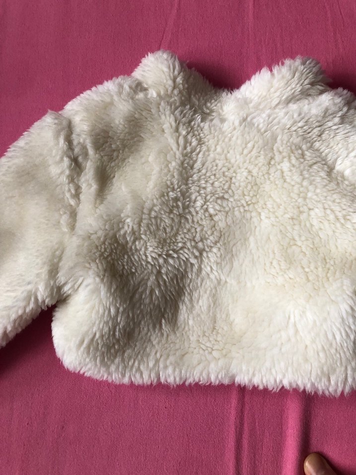 H&m Kız Çocuklar İçin Beyaz Kürklü Bolero - Görsel 5