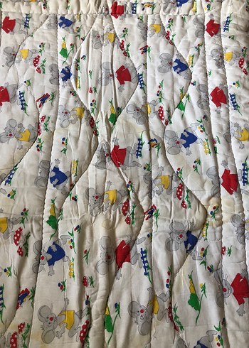 Renkli Desensiz Bebek Yorganı - Görsel 3