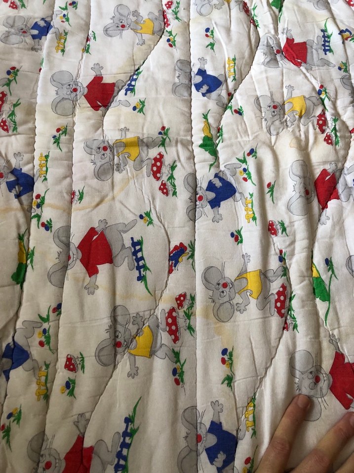 Renkli Desensiz Bebek Yorganı - Görsel 2