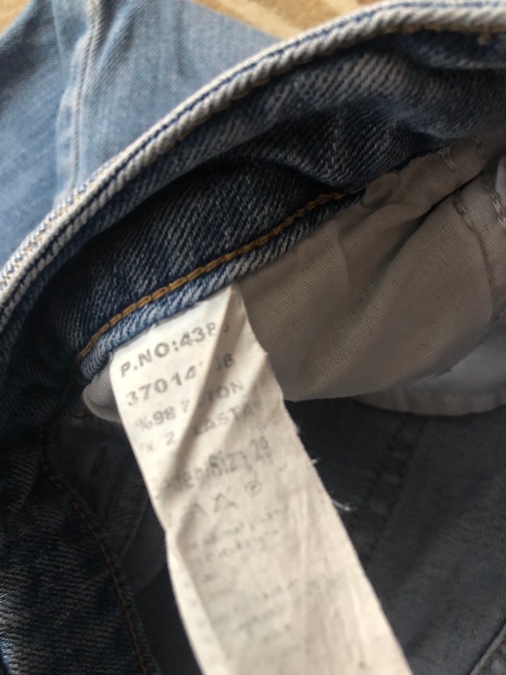 Kadın  Mavi Bol Kesim Kot Pantolon - Görsel 5