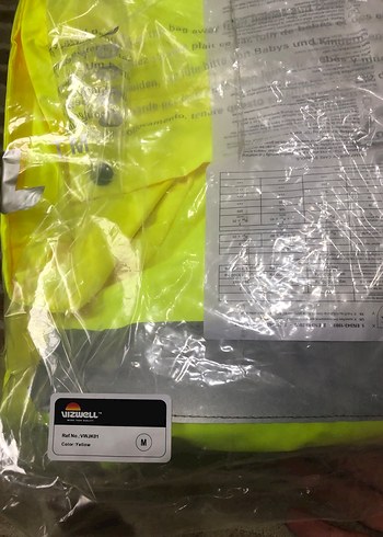 Erkek Sarı Düğmeli İş Montu - Görsel 4