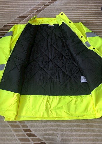 Erkek Sarı Düğmeli İş Montu - Görsel 3