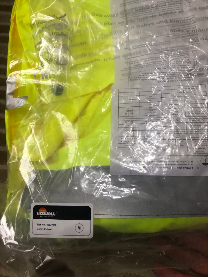 Erkek Sarı Düğmeli İş Montu - Görsel 4