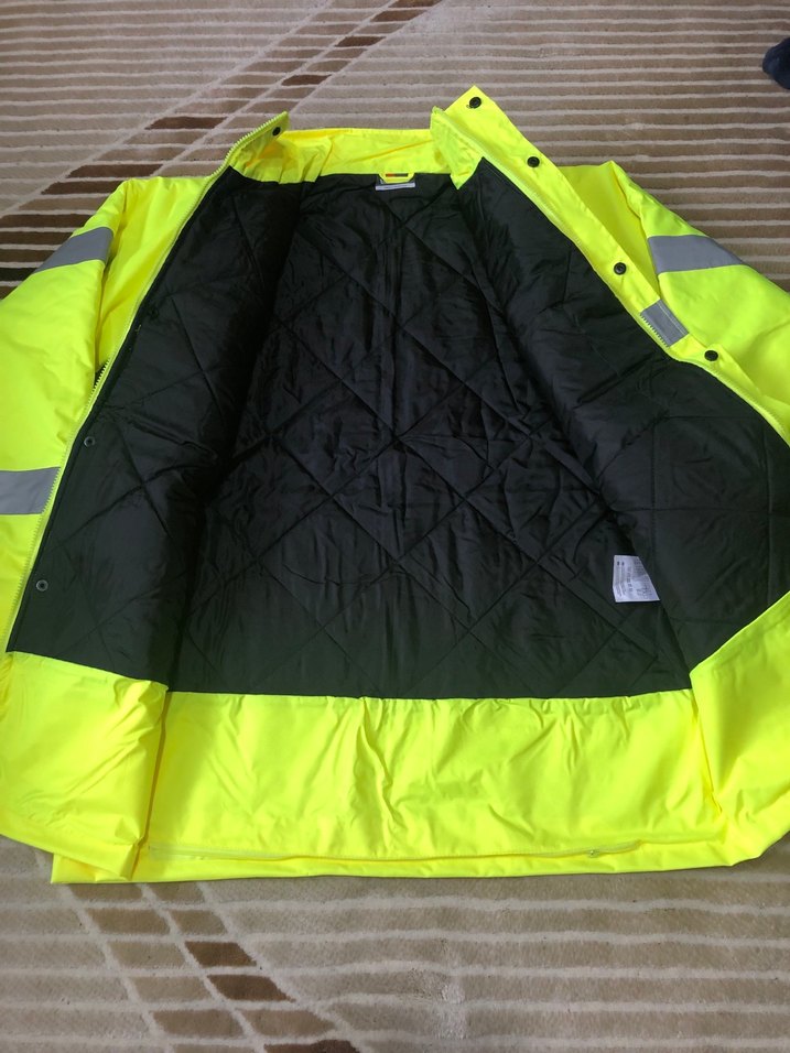 Erkek Sarı Düğmeli İş Montu - Görsel 3