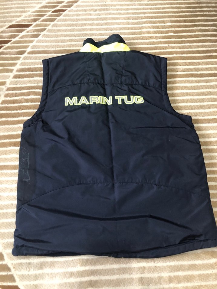 Fermuarlı Siyah Kolsuz Erkek İş Yeleği - Görsel 3