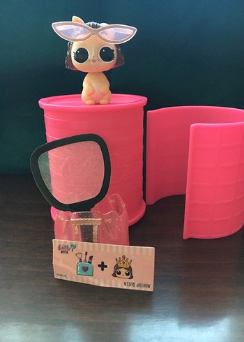 Lolybon Lol bebek, lolybon Pembe Parlak Elbiseli Küçük Bebek