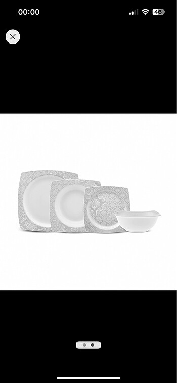 Karaca Karaca Bone Bridal Yemek takımı 6 kişilik