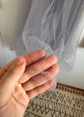 Diğer Uzun Kollu Gri-lilamsı Yüksek Yakalı Abiye