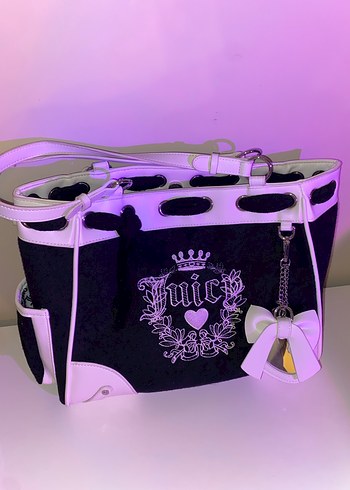 Juicy Couture Siyah Kol Çantası - Görsel 2