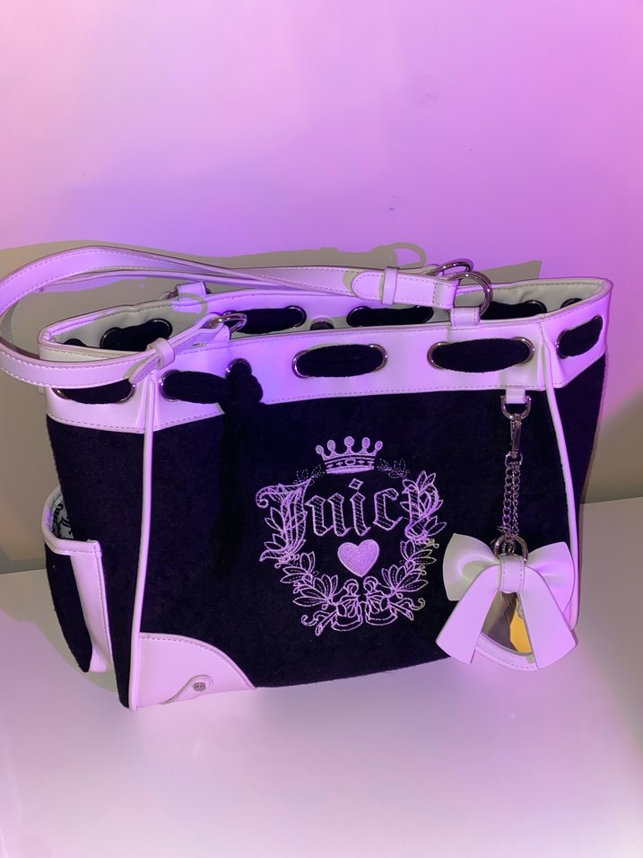 Juicy Couture Siyah Kol Çantası - Görsel 2