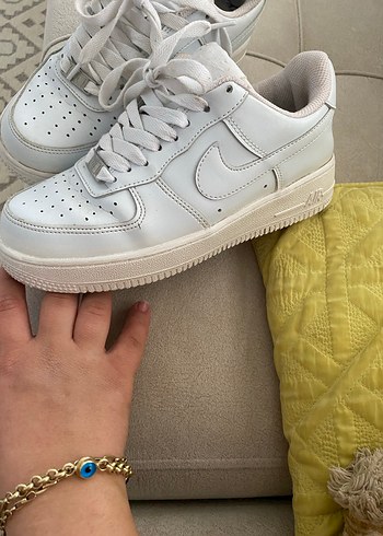 Nike Beyaz Duz Nike Air Force 1 Sneakers
