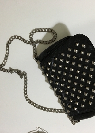 Metal detaylı Çanta