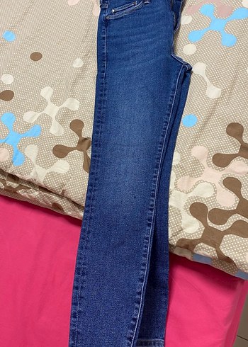 Mavi Fermuarlı Kadın Denim Pantolon 28/27