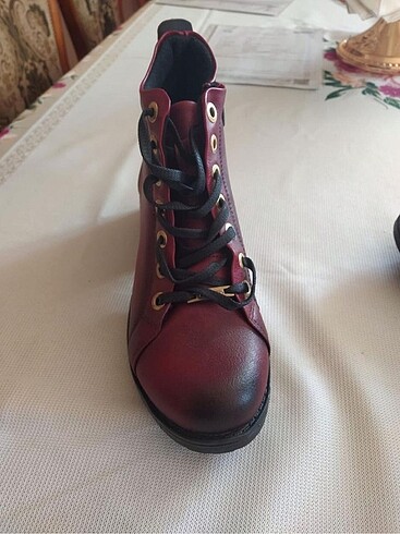 Diğer Kadın Bordo topuklu bot ????