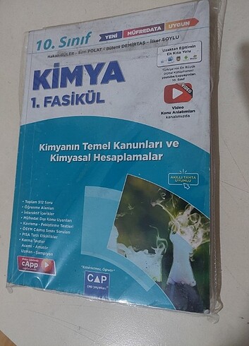 Beden Renk 10. SINIF KİMYA CAP FASİKÜL SET