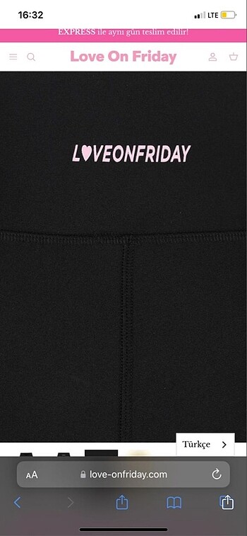m Beden Love on friday marka anvelop kesim tayt