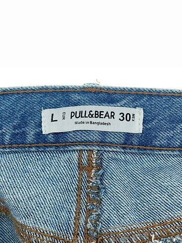l Beden mavi Renk Pull and Bear Mini Etek %70 İndirimli.