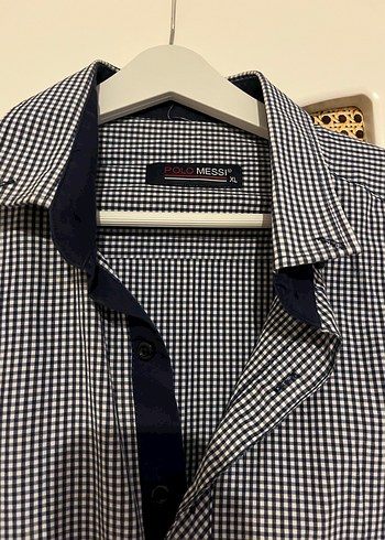 Gri Düğmeli Erkek Uzun Kollu Gömlek - Görsel 3