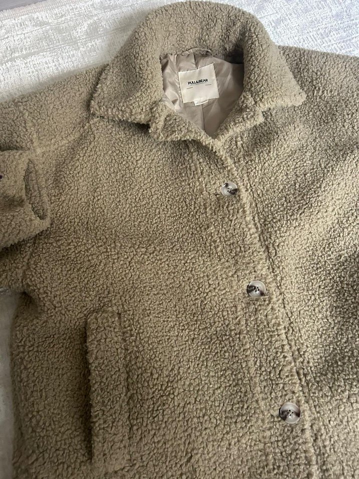 Gri Kadın Peluş Yelek - Pull&Bear - Görsel 3