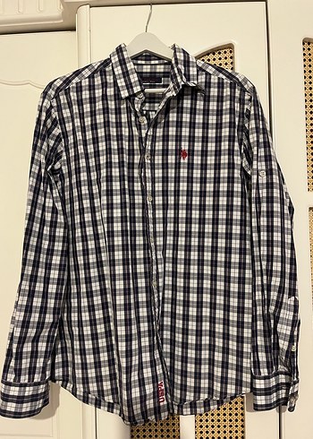 Erkek Gri Kareli Pamuklu Gömlek - Görsel 4