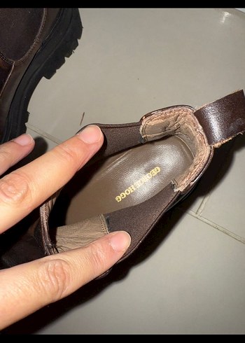 George Hogg Kahverengi Deri Kadın Bot - Görsel 2