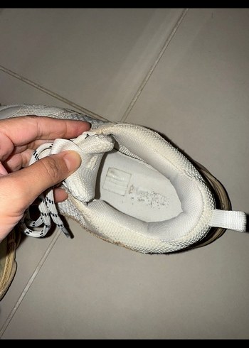 Beyaz Yüksek Topuklu Kadın Spor Ayakkabı - Görsel 2