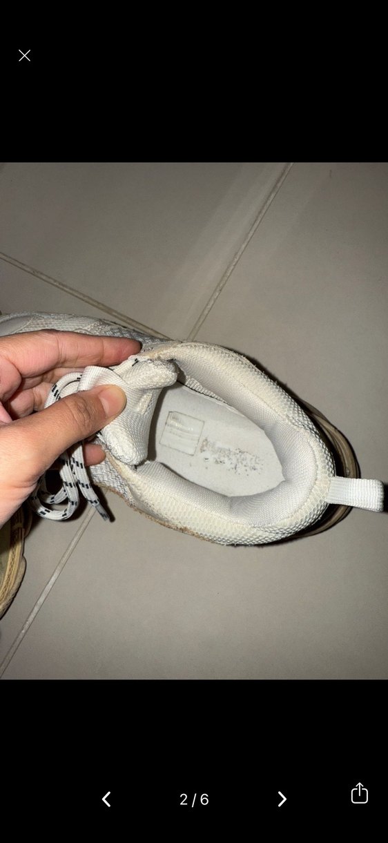 Beyaz Yüksek Topuklu Kadın Spor Ayakkabı - Görsel 2