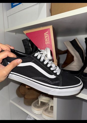 Siyah Vans Spor Ayakkabı - Görsel 4