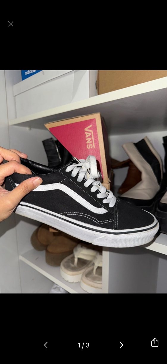 Siyah Vans Spor Ayakkabı - Görsel 4