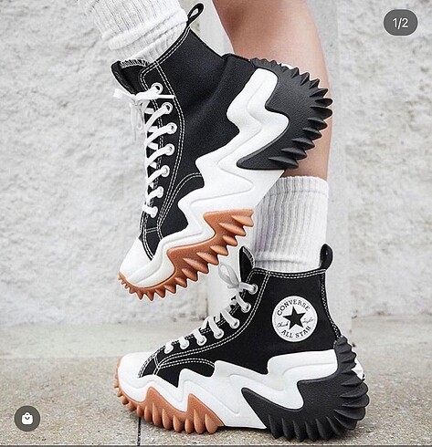 38 Beden Converse run star platform