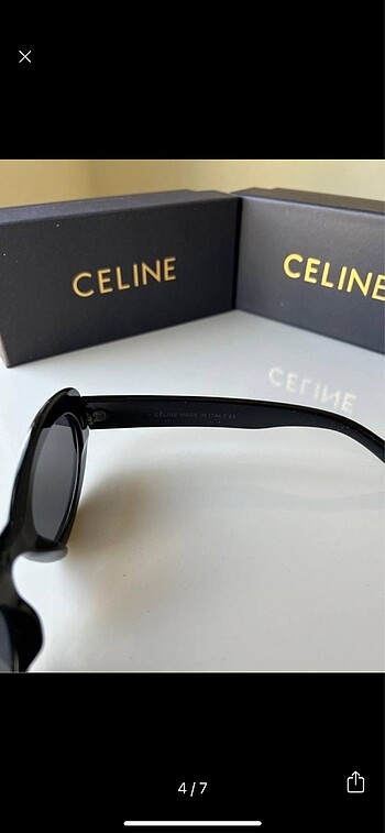 Beden siyah Renk Celine sunglasses
