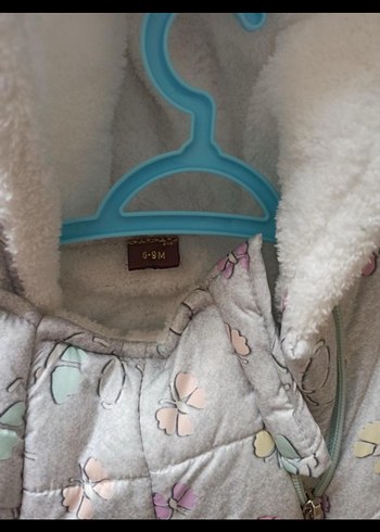 Kız Bebek Beyaz Kürklü Tulumu - Görsel 5