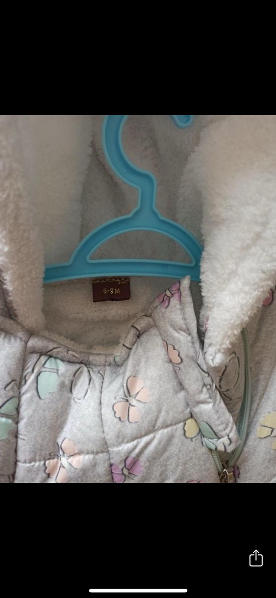 Kız Bebek Beyaz Kürklü Tulumu - Görsel 5