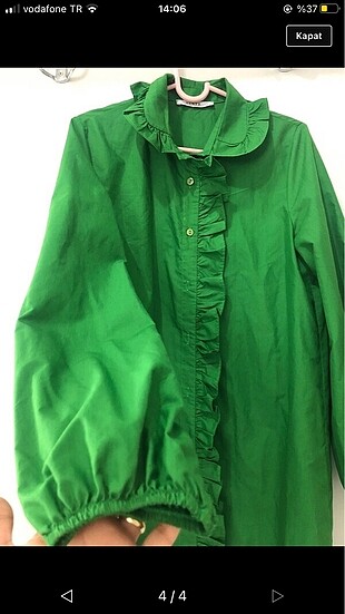 diğer Beden yeşil Renk Kadın gömlek