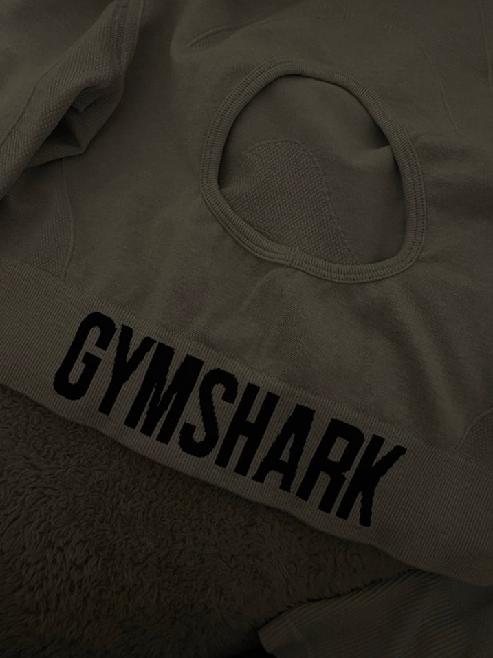 Bej Keten  Spor Tişörtü, Uzun Kollu - Görsel 3