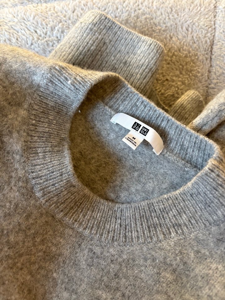 Gri Yün Kadın Kazak - Görsel 3