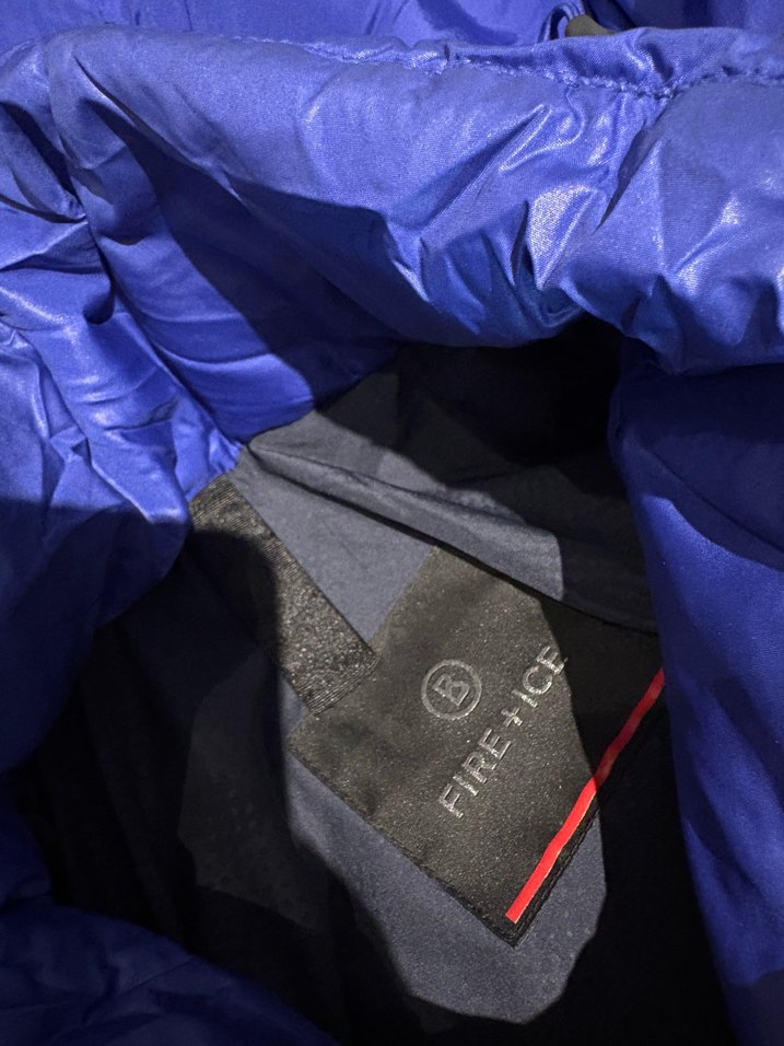 Kadın Mavi Kürklü Kışlık Mont - Görsel 3