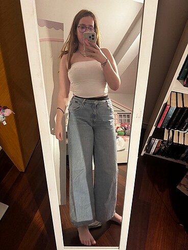 mavi wide leg jean