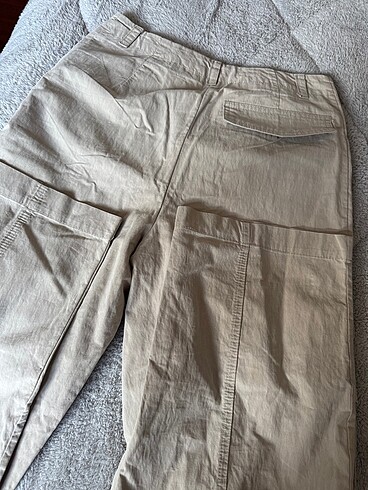 40 Beden hm kargo pantalon yuksek bel