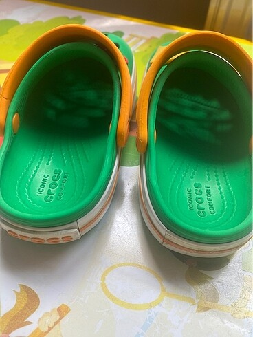24 Beden yeşil Renk Crocs çocuk terlik C8