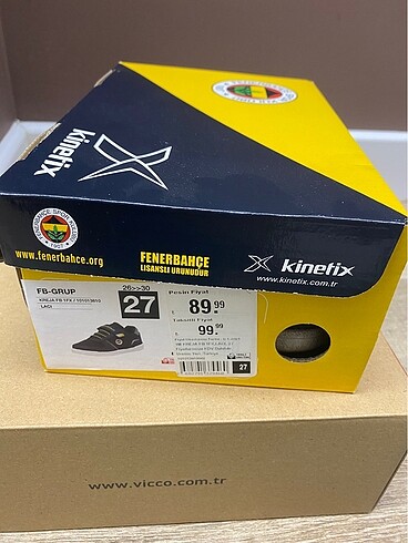 Erkek spor ayakkabısı Fenerbahçeli