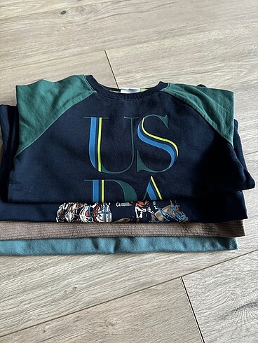 U.S Polo Assn. 4 tane uspa sweat