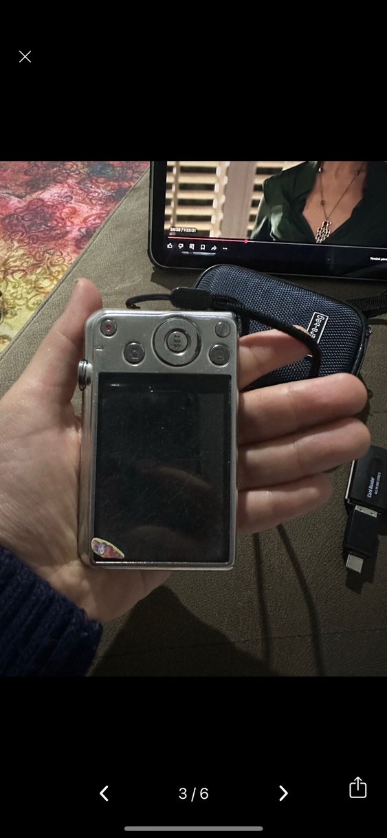 Vintage dijital kamera casio exılım zs20 - Görsel 3