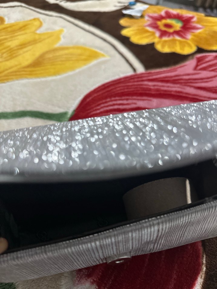 Gri Pilili Kadın Portföy Çanta - Görsel 3