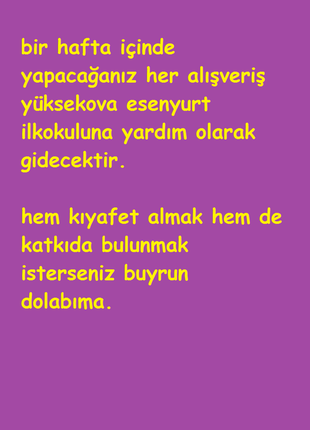 yardım kampanyası