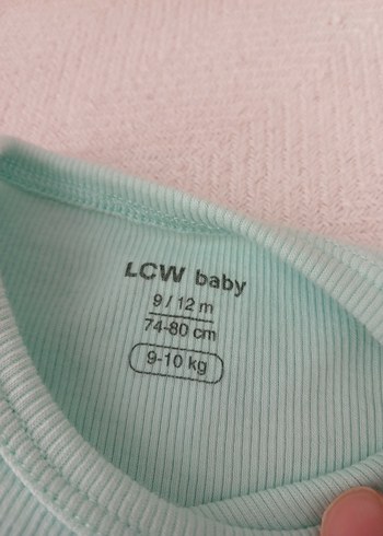 9 Ay Beden Turkuaz Kısa Kollu Bebek Çıtçıtlı Body