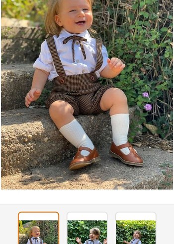 Erkek Bebek Salopet Takım